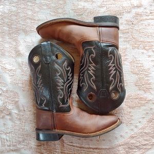 Old West Leather Cowboy Boots
